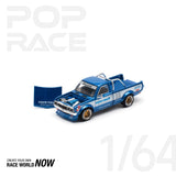 POPRACE 1:64 PANDEM DATSUN 620 BLUE - 1ISTO64