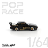 POPRACE 1:64 PANDEM Nissan Silvia S13 - Black - 1ISTO64
