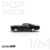 POPRACE 1:64 SHELBY MUSTANG GT500 DARK CHROME - 1ISTO64