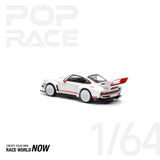 POPRACE 1:64 SINGER DLS TURBO (TRACK) - WHITE - 1ISTO64