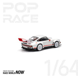 POPRACE 1:64 SINGER DLS TURBO (TRACK) - WHITE - 1ISTO64
