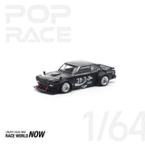 POPRACE 1:64 SKYLINE GT-R DRIFT (HAKOSUKA) - COCA COLA ZERO JP BLACK CHROME - 1ISTO64