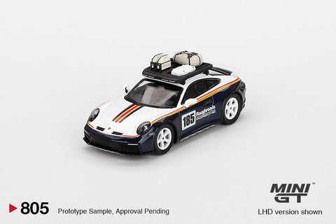 Porsche 911 Dakar Rallye Design Package White/Gentian Blue Metallic - 1ISTO64
