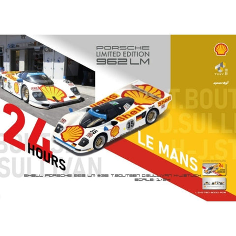 PORSCHE 962 LM 3RD LE MANS T.BOUTSEN/D.SULLIVAN/H-J.STUCK SHELL 1994 NO.35 (SPARKY X TINY X SHELL) - 1ISTO64