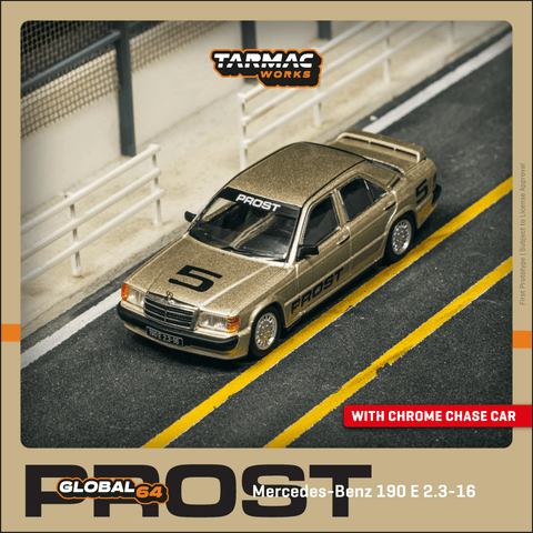 Tarmac Works 1:64 Mercedes-Benz 190 E 2.3-16 Race of Champion 1984 Alain Prost - 1ISTO64