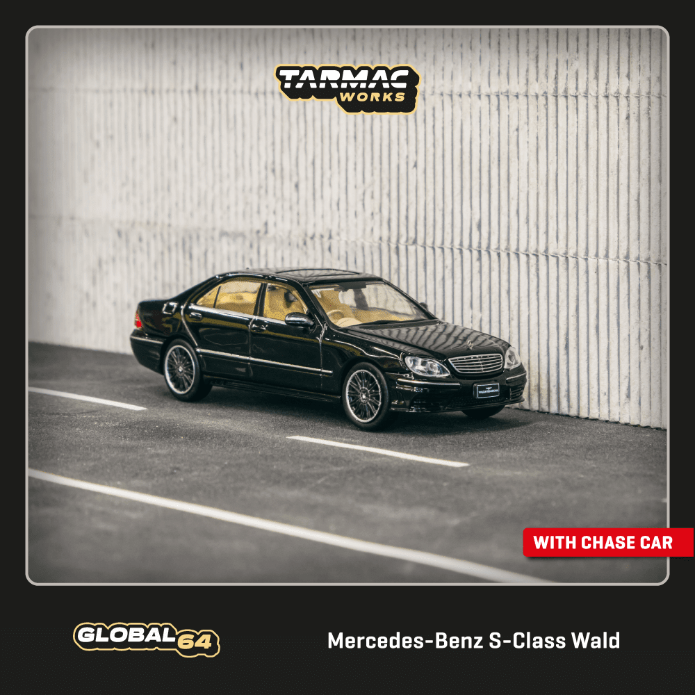 Tarmac Works 1:64 Mercedes-Benz S-Class Wald Black - 1ISTO64