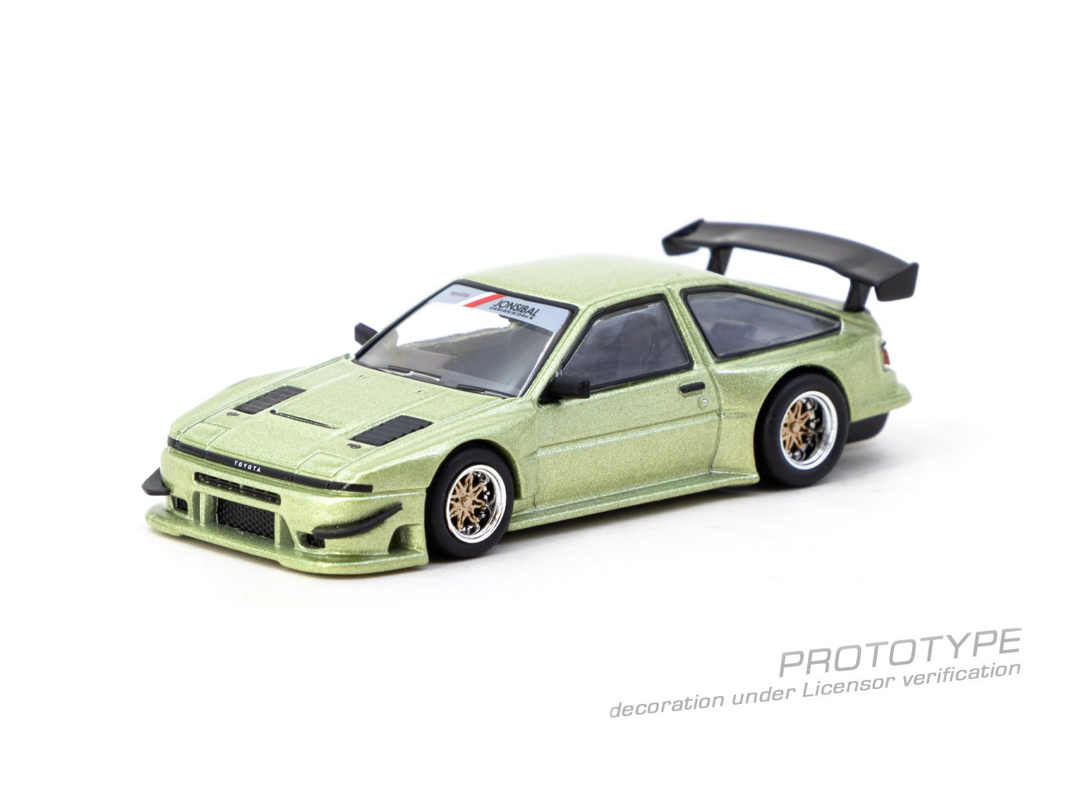 Tarmac Works 1:64 Toyota Sprinter Trueno AE86 Widebody Green - 1ISTO64