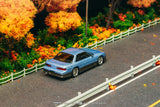 Tarmac Works 1/64 VERTEX Nissan Silvia S13 Blue/Grey - GLOBAL64 - 1ISTO64