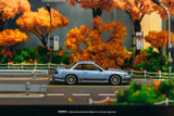 Tarmac Works 1/64 VERTEX Nissan Silvia S13 Blue/Grey - GLOBAL64 - 1ISTO64