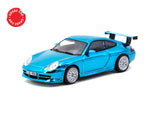 Tarmac Works Porsche 911 GT3 (type 996) Light Blue GLOBAL64 - 1ISTO64