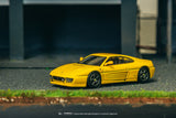 Tarmac Works X iXO Models 1/64 Ferrari 348 Challenge Yellow - ROAD64 - 1ISTO64