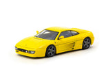 Tarmac Works X iXO Models 1/64 Ferrari 348 Challenge Yellow - ROAD64 - 1ISTO64