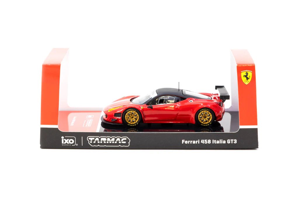 Tarmac Works X iXO Models 1/64 Ferrari 458 Italia GT3 Red - ROAD64 - 1ISTO64