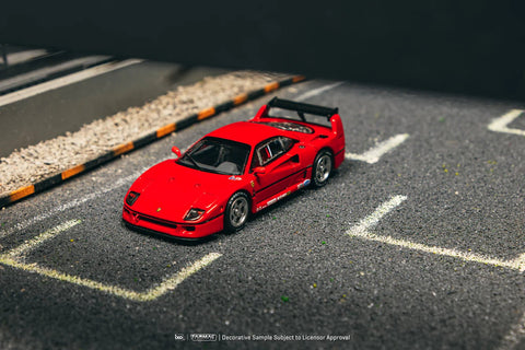 Tarmac Works X iXO Models Ferrari F40 Red - ROAD64 - 1ISTO64