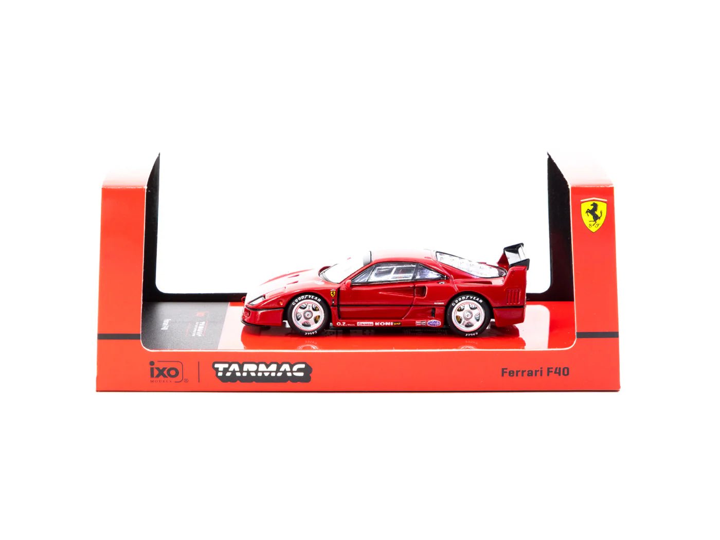 Tarmac Works X iXO Models Ferrari F40 Red - ROAD64 - 1ISTO64