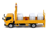 TINY CITY 200 Die-cast Model Car - MITSUBISHI FUSO Canter Warning Sign Vehicle - 1ISTO64