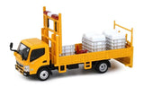TINY CITY 200 Die-cast Model Car - MITSUBISHI FUSO Canter Warning Sign Vehicle - 1ISTO64