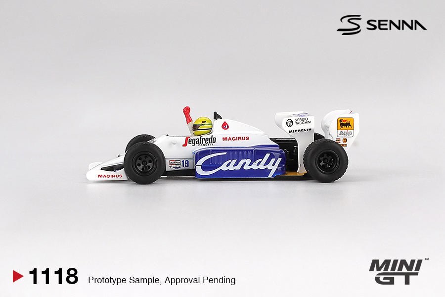 Toleman TG184 19 Ayrton Senna 1984 Monaco Grand Prix 2nd Place - 1ISTO64