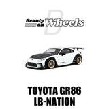 TOYOTA GR 86 LB NATION WHITE - 1ISTO64