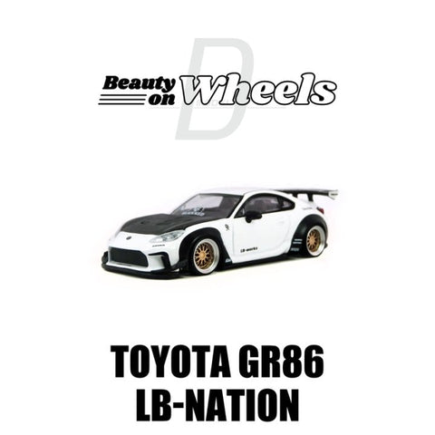 TOYOTA GR 86 LB NATION WHITE - 1ISTO64
