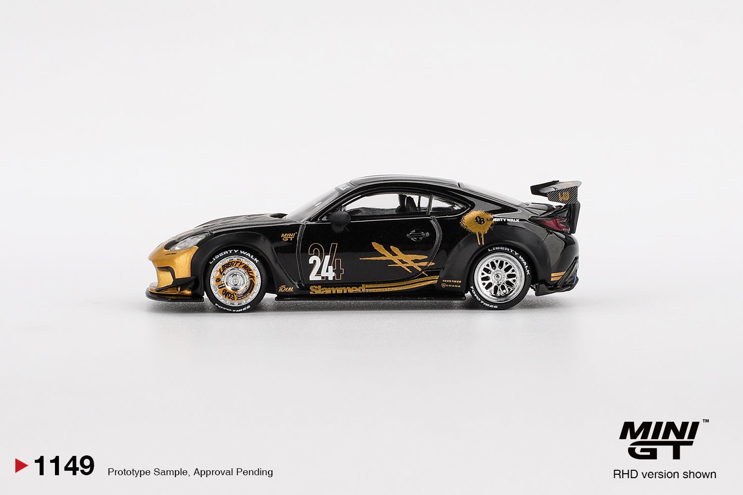 Toyota GR86 LB★Nation Black / Gold - 1ISTO64